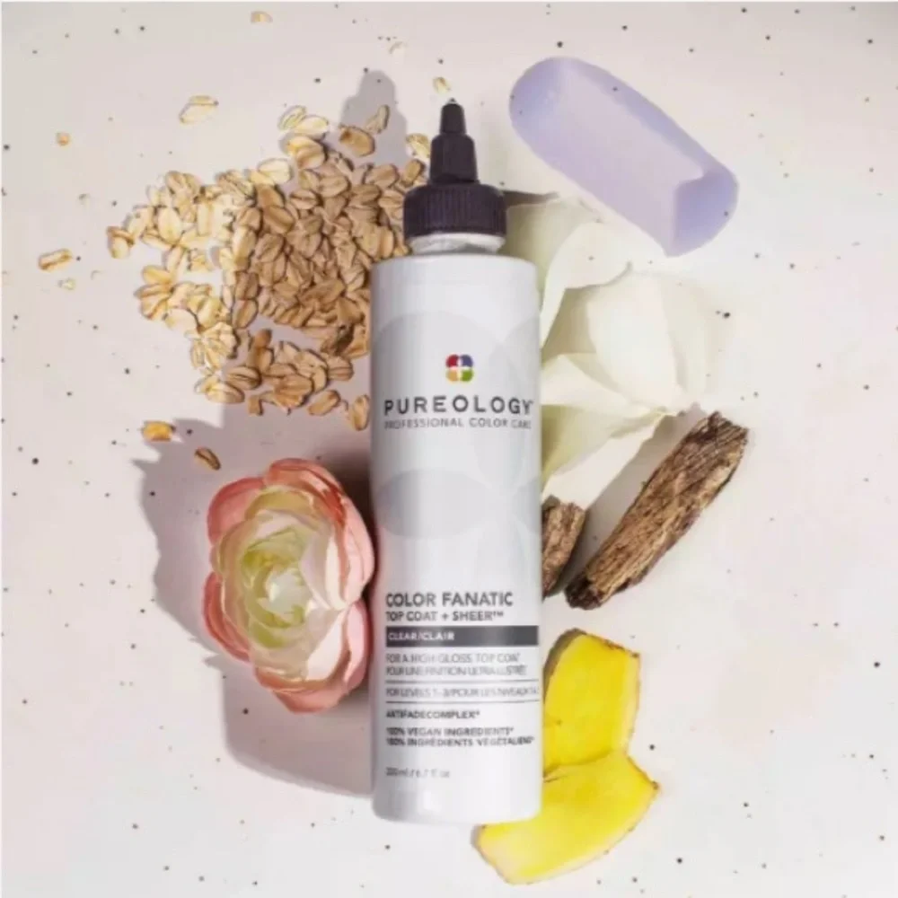 💆‍♀️ NWOB Pureology Color Fanatic Top Coat + Sheer in Clear Mini 1 oz